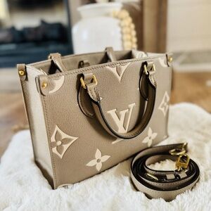 This Louis Vuitton On The Go PM bag